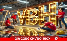 Gia công chữ nổi inox – Giải pháp hoàn hảo để thu hút khách hàng