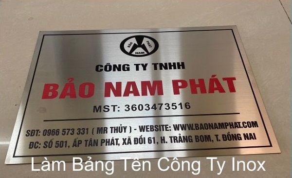 Làm Bảng Hiệu Công Ty Quận Bình Thạnh | 60 Mẫu Bảng Mica - Số Nhà Đẹp-12