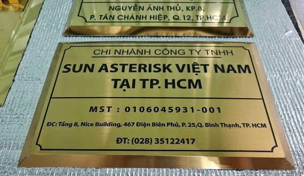 Làm Bảng Hiệu Công Ty Quận Bình Thạnh | 60 Mẫu Bảng Mica - Số Nhà Đẹp-20