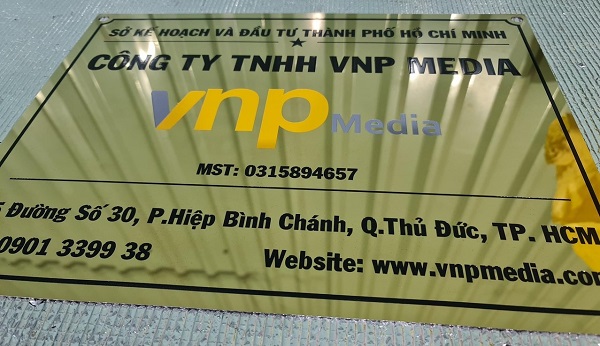 Làm Bảng Hiệu Công Ty Quận Bình Thạnh | 60 Mẫu Bảng Mica - Số Nhà Đẹp-21