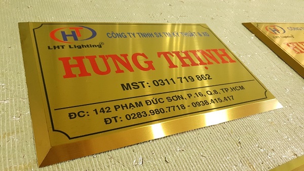 Làm Bảng Hiệu Công Ty Quận Bình Thạnh | 60 Mẫu Bảng Mica - Số Nhà Đẹp-27
