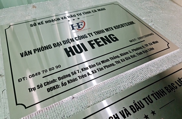 Làm Bảng Hiệu Công Ty Quận Bình Thạnh | 60 Mẫu Bảng Mica - Số Nhà Đẹp-30