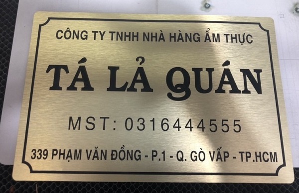 Làm Bảng Hiệu Công Ty Quận Bình Thạnh | 60 Mẫu Bảng Mica - Số Nhà Đẹp-39