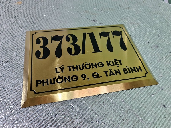Làm Bảng Hiệu Công Ty Quận Bình Thạnh | 60 Mẫu Bảng Mica - Số Nhà Đẹp-64