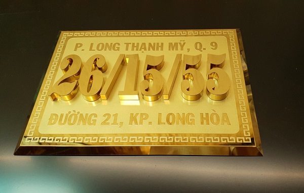Làm Bảng Hiệu Công Ty Quận Bình Thạnh | 60 Mẫu Bảng Mica - Số Nhà Đẹp-65