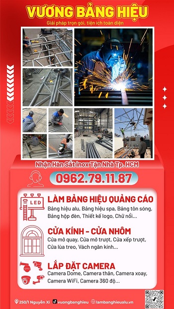 Làm bảng hiệu quảng cáo giá rẻ quận bình thạnh thành phố hồ chí minh