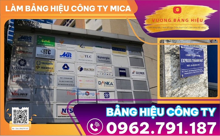 Làm bảng hiệu công ty gía rẻ tại Bình Thạnh Mẫu Bảng Công Ty Đúng Cách